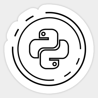 PYTHON LOGO Sticker